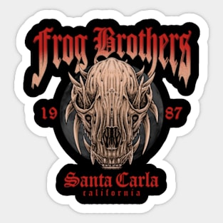 Frog brothers 1987 Sticker